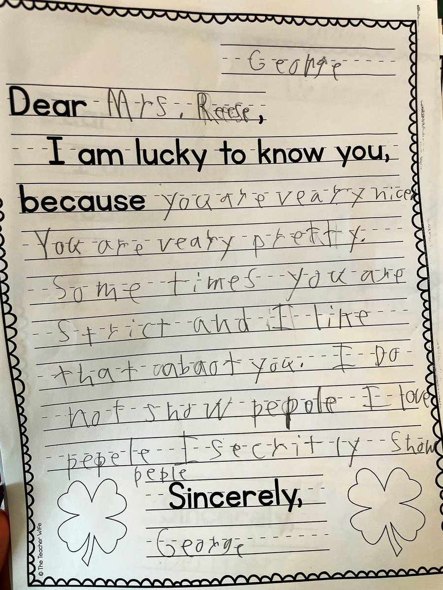 MissMaddyB223's tweet photo. Happy St. Patrick’s day ☘️ My 2nd graders &amp; I had so much fun with our shenanigans 🤪 https://t.co/UeduP2TmSB