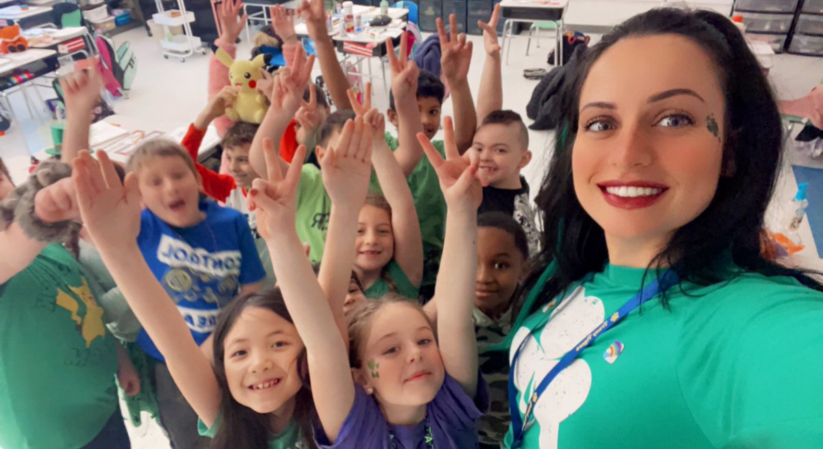 MissMaddyB223's tweet photo. Happy St. Patrick’s day ☘️ My 2nd graders &amp; I had so much fun with our shenanigans 🤪 https://t.co/UeduP2TmSB