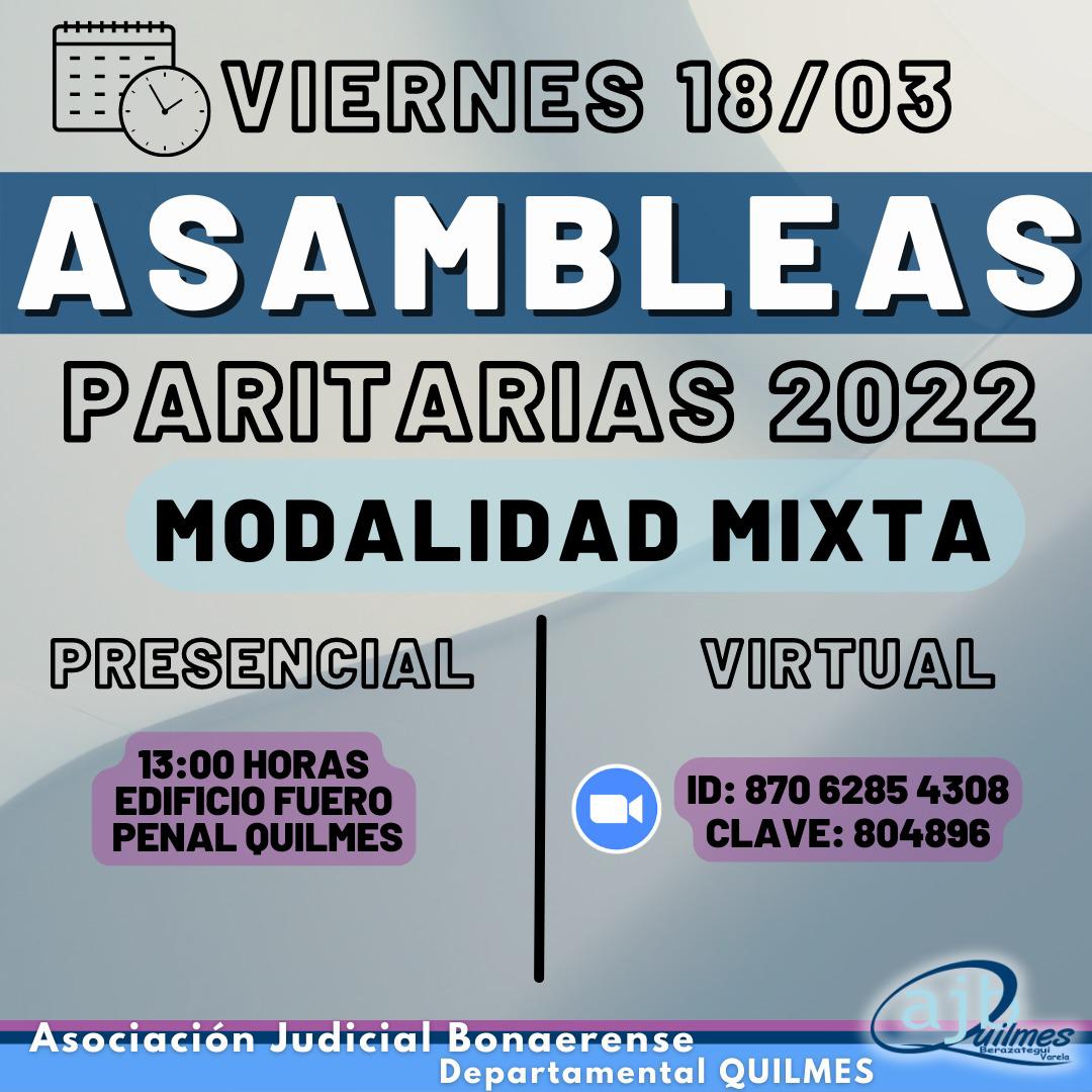 AJBQ | Asamblea Departamental

#lxsafiliadxsprimero #ajb #paritaria2022