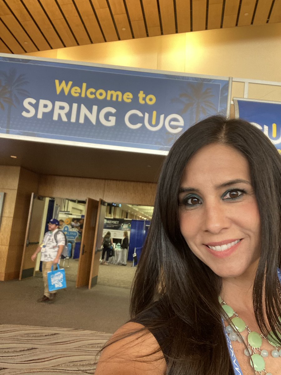 Here we go! Excited to attend #CUE2022 #IWork4Dell #K12Education