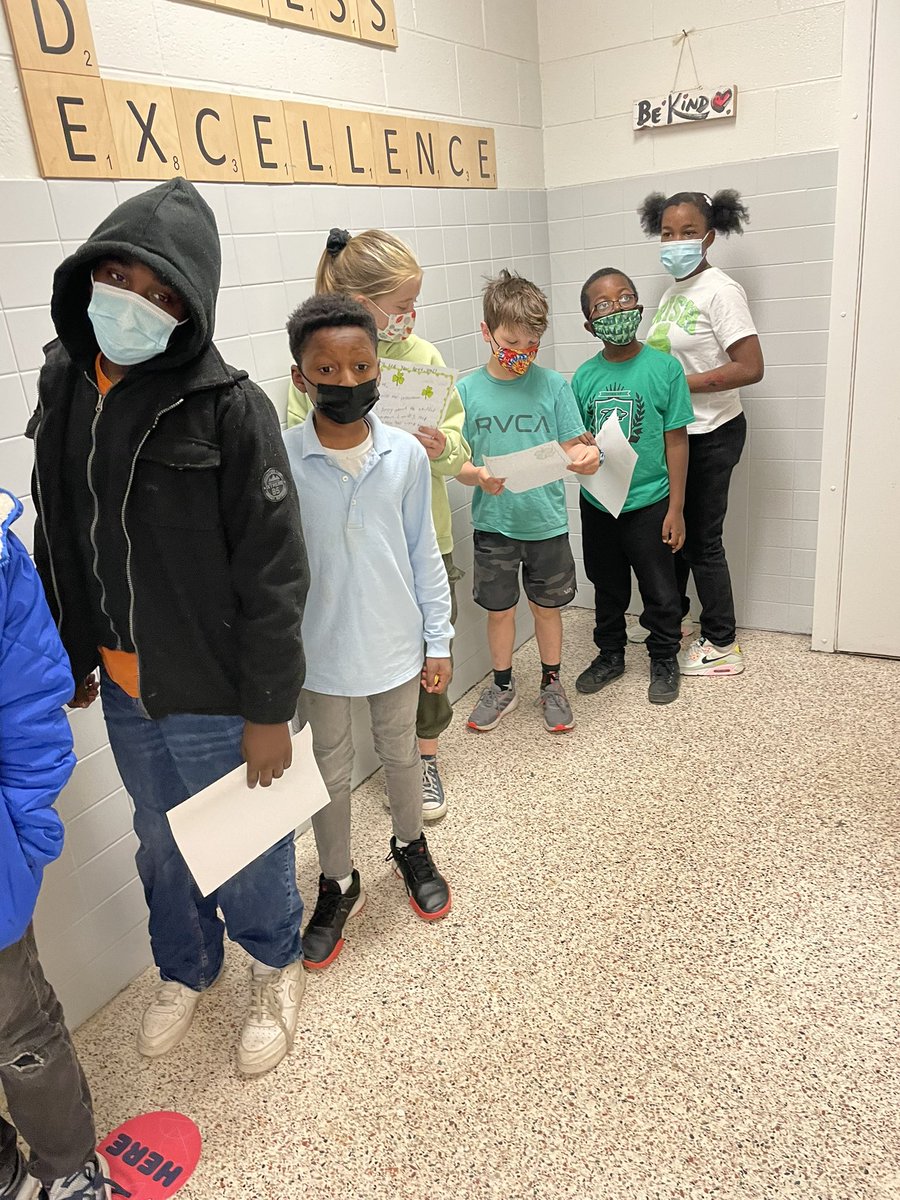 WozSquad's tweet photo. We had so much fun delivering our #leprechaun #letters and #gold to Mrs. Avula’s  class. @ChimborazoES @mkavula01 https://t.co/upqCzqmwts