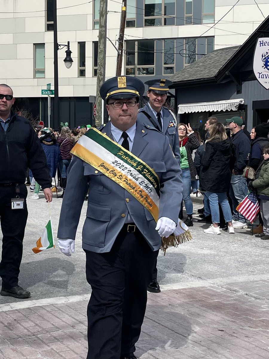 Congratulations to my son, Patrick, the Irish EMT of the year! #JerseyCity