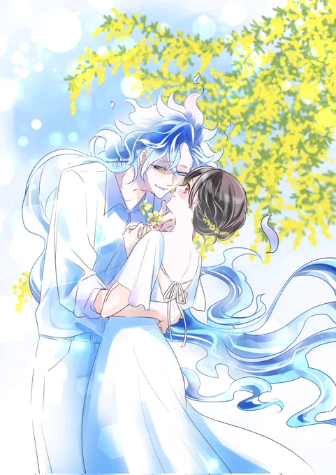 2周年おめでとう。そしてありがとう。

#twstプラス 
イデ監♀/💀🌸 