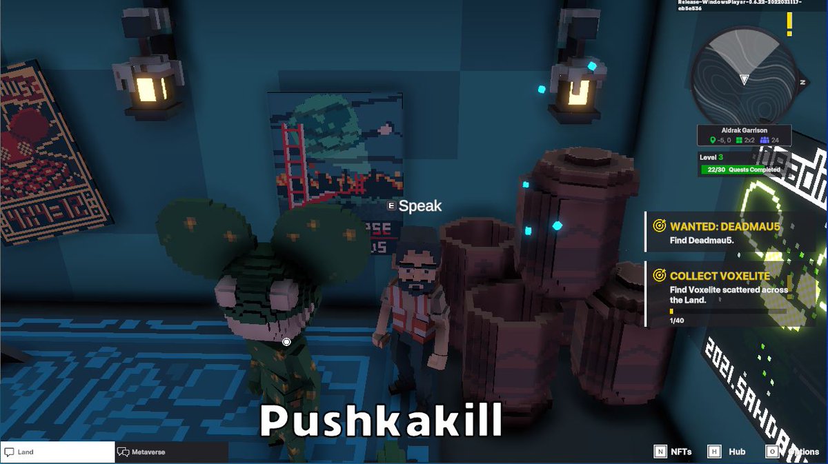 TKrumer's tweet photo. @TheSandboxGame @deadmau5 I just participated in the daily #SandboxAlphaS2Contest for a chance to earn up to 1,000 $SAND! Starting March 17 - Selfie with Deadmau5. Check out my screenshot below!
👇 #SandboxAlphaS2 https://t.co/ibp2h2XMjg