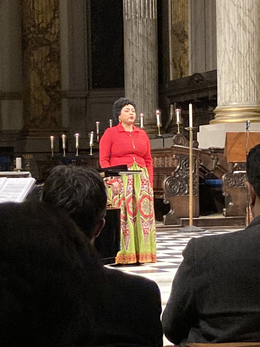 SoJ_BCU's tweet photo. A great evening at the @TheBBCF The Black British Classical Foundation Sing into Spring Concert in St. Philip’s Cathedral. Working with their Voices of Black Opera Competion for @SoJ_BCU &amp; SoF&amp;T students to design evening wear and jewellery for their Gala evening in December https://t.co/BFUzf871S5