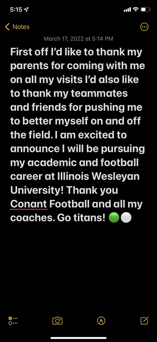 alexval73's tweet photo. Committed ✅ @IWUTitanFball https://t.co/cVT4PizH6h