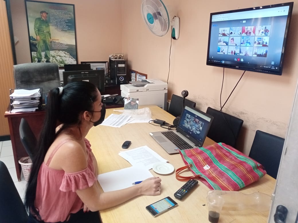 MayabequeOnei's tweet photo. La Oficina Provincial de Estadística e Información en Mayabeque participó hoy en la Video Conferencia Nacional de la ONEI sobre el Balance de Trabajo 2021 del Departamento Independiente de Comunicación Institucional, presidido por @JuanaM_Pantoja #LaOneiEnAvance #oneimayabeque https://t.co/24V45BkSUI
