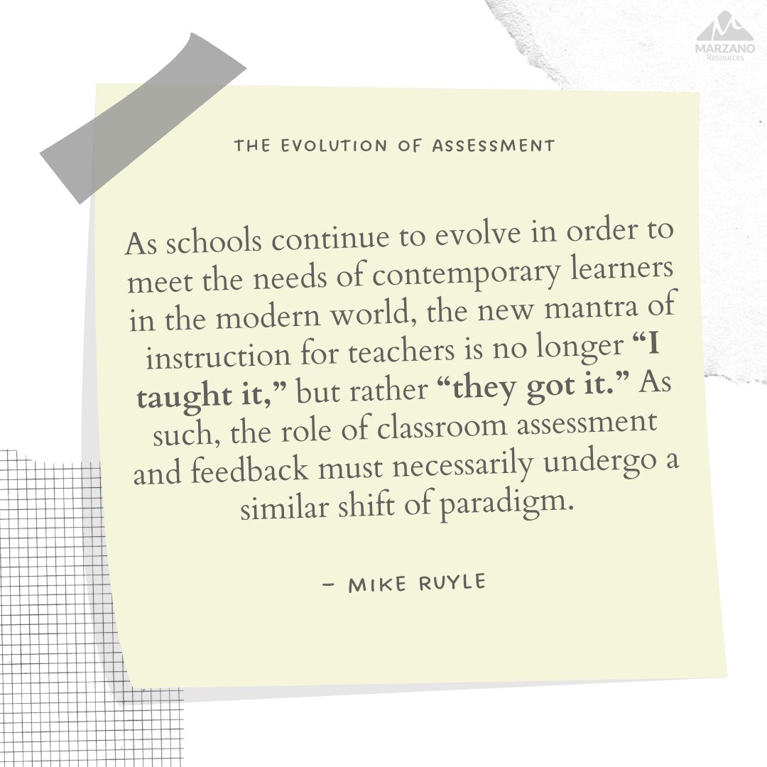 Teachers cannot prove that students are learning in classes without valid, reliable assessments. Read more about the evolution of assessment in this piece by @MikeRuyle. bit.ly/3IenPgJ
