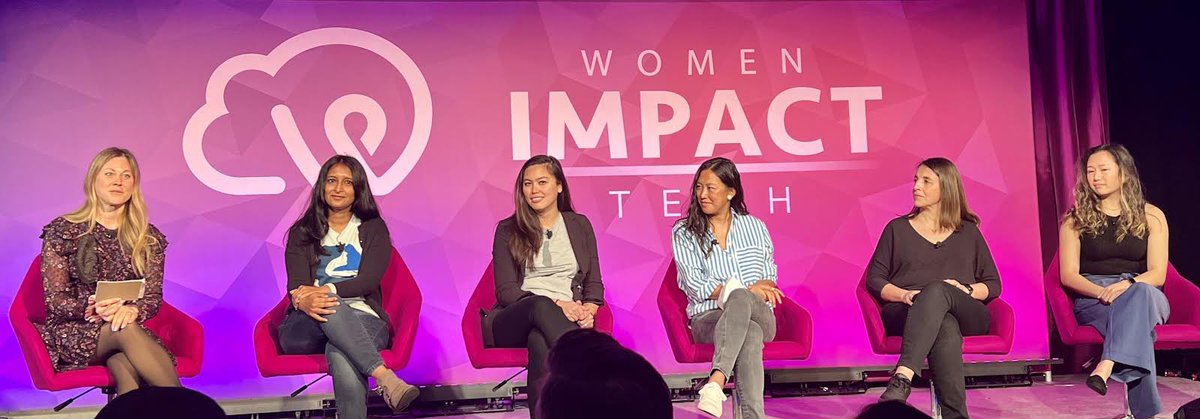 limeyerd's tweet photo. In-person conferences are back! I was honored to sit alongside these brilliant women yesterday to discuss the importance of self-advocating in the workplace. It isn't always easy, but a little bit of practice goes a long way. Thanks for having me @WomenImpactTech! https://t.co/SCuUhJqp2x