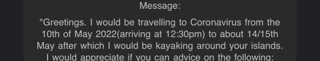 Just got this inquiry 😩