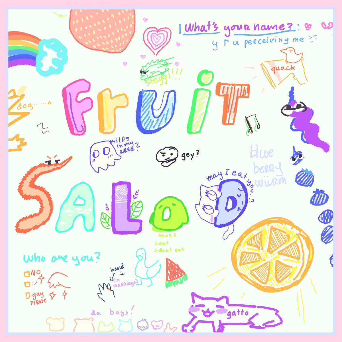 fruitybtszine's tweet photo. 💜fruit salad!💜

🏳️‍🌈a free digital bts zine that explores lgbtqia+ themes as fruity army 🥺💗

bts's words of self love are universal and have a special place in the hearts of those who've spent so long suppressing who they are💞

hands you a tangerine slice 🍊 let's get started! https://t.co/wzFaz6ErLH