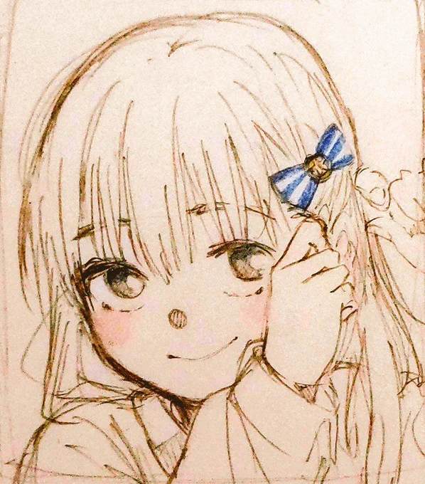今日はこれにしよう#イラスト #アナログイラスト 