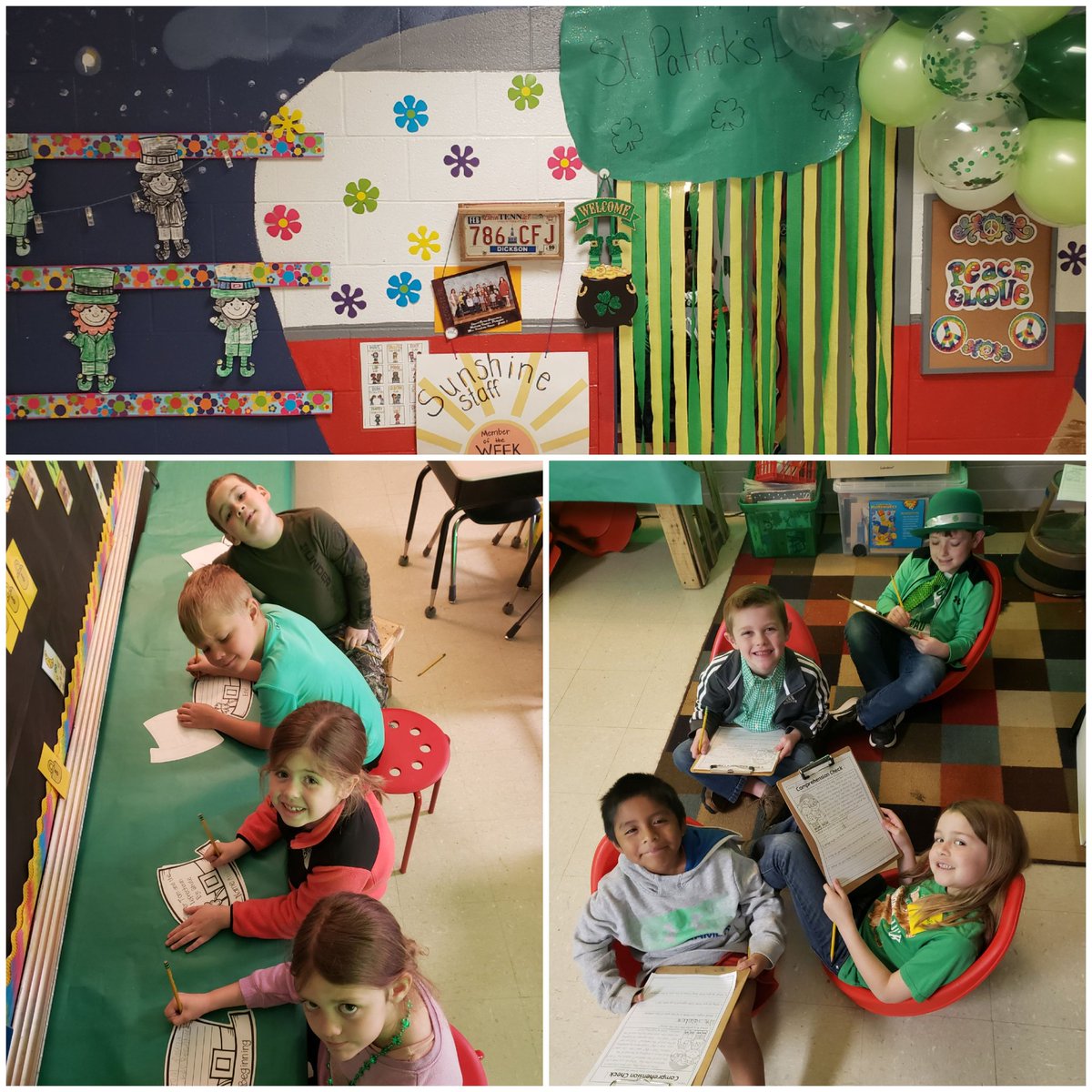 Just a "Leprechaun Family Reunion" kind of Learning today.  So much fun!!
💛☘💛
<a href="/sbes_bobcats/">SBES</a> 
<a href="/MrsKim1st/">Kim Pierce</a> 
#MrsKimsGroovyFirsties