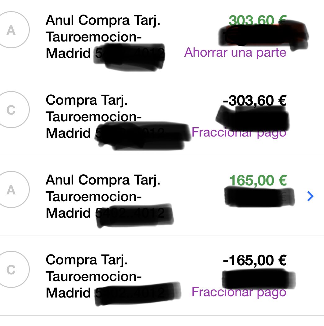 RebecaMolinello's tweet photo. Conseguir comprar 2 entradas para ver a José Tomas es imposible. Si lo consigues, lo pagas con tu tarjeta, te lo cobran y un segundo después te devuelven el dinero… la cara de idiota que se te queda es increíble. Si ya te pasa dos veces… no das crédito #JoseTomas @tauroemocion https://t.co/Pa21Mz2Dww