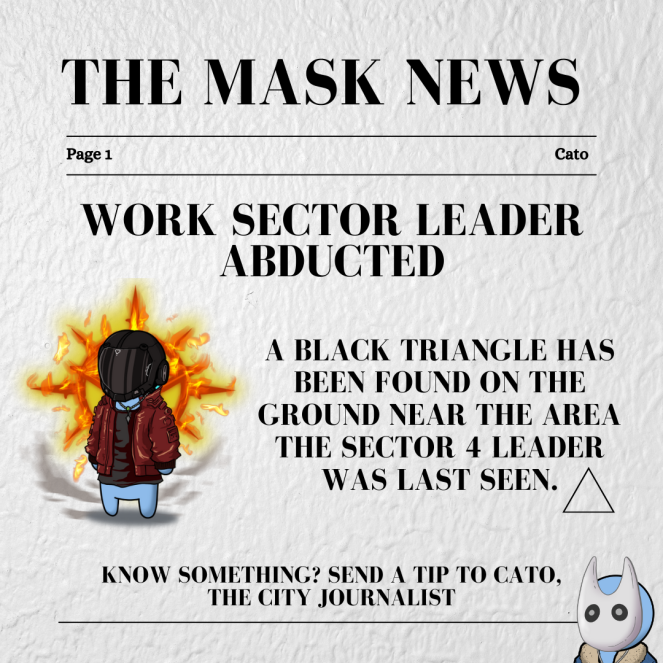 OneMaskFR's tweet photo. La Quête 3 est disponible sur Discord . Cato à besoin de votre aide pour retrouver le Leader du secteur du travail ! 
Rejoignez nous : https://t.co/JeyUV0CZFB

#AVAX #NFTGame #NFTCommunity https://t.co/qthunvLx6O