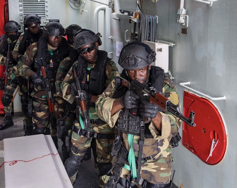 JonnyMo12's tweet photo. #MCT OBANGAME Express. Exercising and evaluating combined operations to counter illicit maritime activity in the Gulf of Guinea. Capacity building with the Togolese Navy, Liberian Coast Guard, and Cote D’Ivoire maritime forces. @RCN_MARLANT  @BrianSantarpia @GooseBayCO https://t.co/P4tCj0wlvN