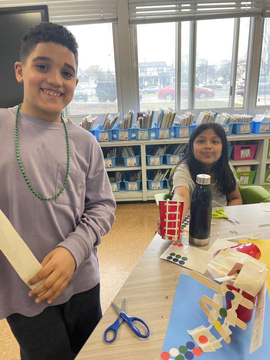 Whose leprechaun trap will be the lucky one ?! St. Patrick’s Day STEAM fun! ☘️ <a href="/MissCPalladino/">Ms. Palladino</a> <a href="/SEM_Dalers/">SEM Dalers</a> #SEMSteamTeam