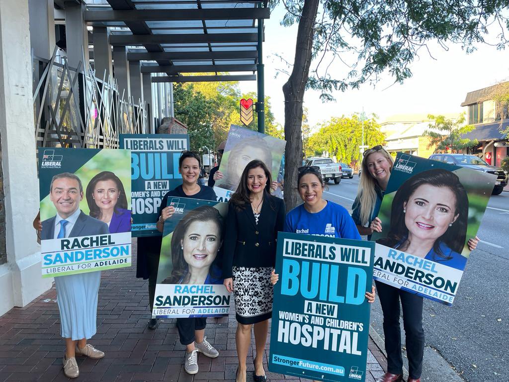 Happy Friday #Adelaide! 👋🏽 Just one day to go ‘till the State Election. I urge you to vote Liberal so we can continue to build a stronger future for you and your family. #SAVotes #SAStrong