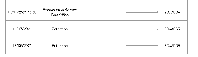 and if it wasnt for curiosity, I wouldnt have known my stuff has been in retention in my country since december 6th, no updates on the tracking number page, no updates on the SHOP app, no updates via email, and the page won't even tell me where exactly is located the package 