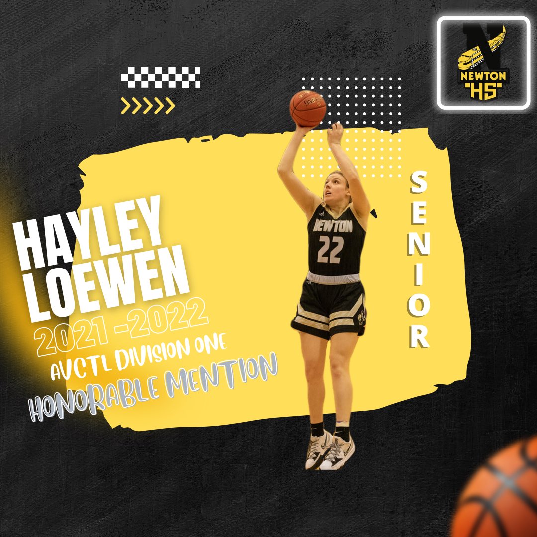 LadyRailerBball's tweet photo. Congratulations to one of our seniors Hayley Loewen on her league recognition. Hayley has been an incredible leader for the Lady Railers over the last four years. This recognition is much deserved! Show her some love! https://t.co/0pRhHFrrS9