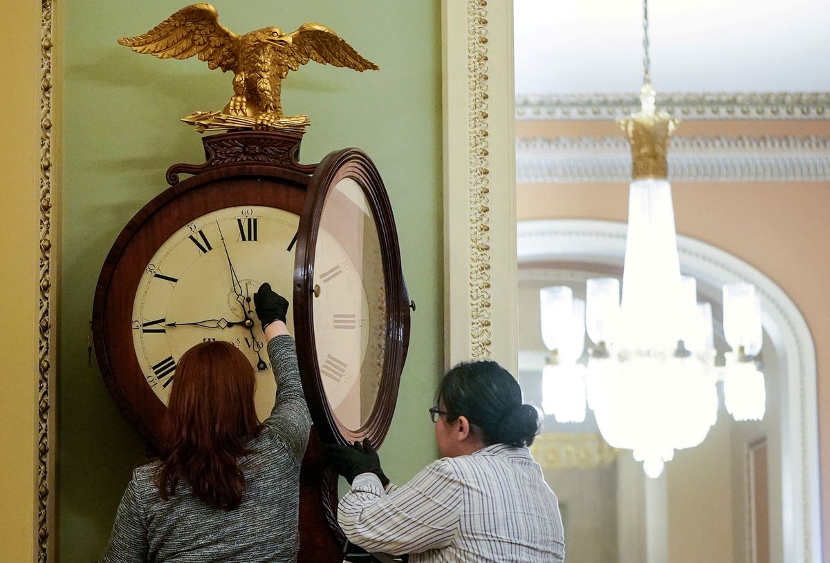 catchupcrew's tweet photo. Could time changes be a thing of the past? Listen to our latest episode to learn about the Senate’s push for permanent daylight savings. 

#DaylightSavings #USSenate #springforward #fallback https://t.co/UUVh7ZlcUn