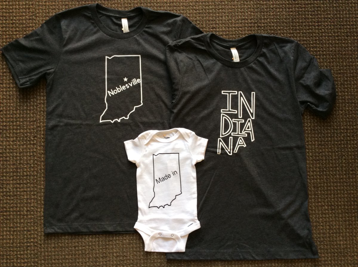 NobleCreates's tweet photo. Are you on the hunt for unique Indiana clothing? Look no further than NobleMade on Noblesville Square. New artist Dawn Whitehead has some clever clothing at NobleMade! Come in and collect your size or buy one for a friend.
.
.
.
.
#noblesville #noblesvillein #madeinindiana https://t.co/AeDkZ3Eif4