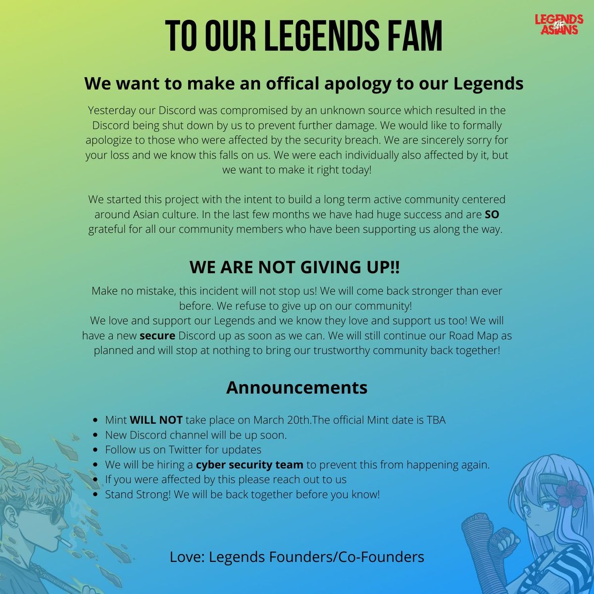 Legends of Asians | Underworld Phase tweet media