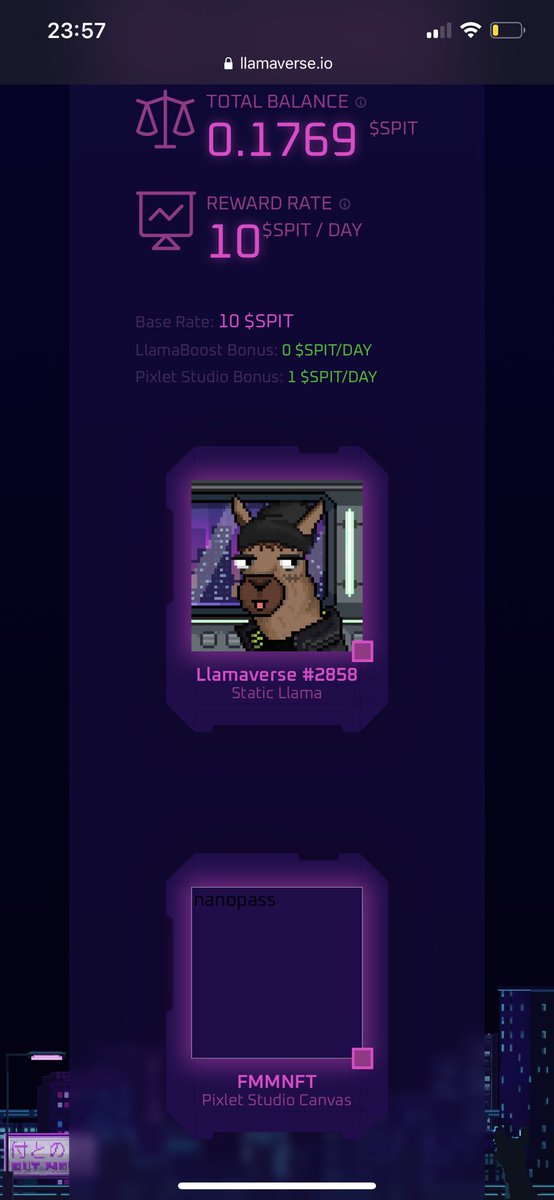 fmmnftn's tweet photo. @Llamaverse_ FMMNFT#4532      What i liked about the process is how smooth it went. Everything was cheap fast and easy. @Llamaverse_ @NFTLlama https://t.co/FQ8vVajM1J