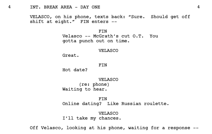 SVUWritersRoom's tweet photo. While Velasco is waiting to hear back, don't forget that you also have a hot date tonight with an all new #SVU. Everyone be sure to punch out by 9/8c and tune in to #SorryIfItGotWeirdForYou only on @nbc 🚔🕵️‍♂️ https://t.co/k7DJogSkym
