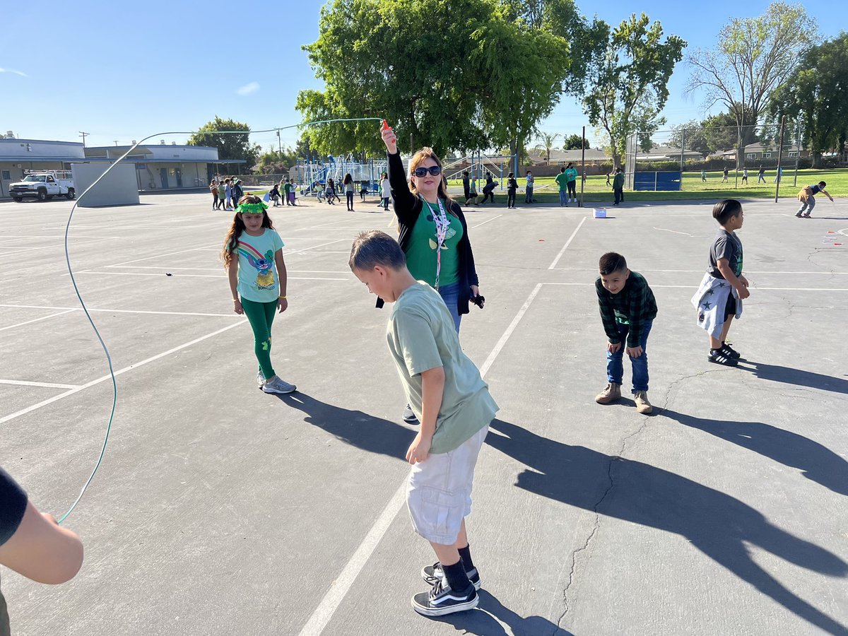 MVonetta's tweet photo. Gladiators enjoyed St. Patrick’s Day with Leprechaun Leap fun! Thank you Mr. Galvan and student council. https://t.co/0Lc8zuPzCf