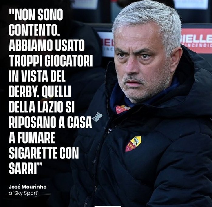 Marqs20876's tweet photo. Continua a dare risposte vergognose in conferenza stampa. Mi auguro per lui vinca qualcosa quest'anno se no ultimamente l'unica cosa di cui ci si ricorda sono gli esoneri.

#Mourinho #romvit #romavitesse https://t.co/MynQ0UvuYT