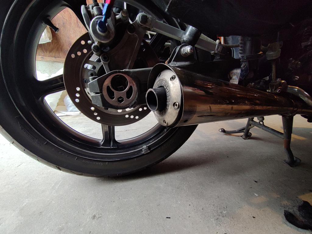 sofsup6978's tweet image. 車検に行って来ました…。シールドビームはまだまだ現役です！
#2J2
#最初期型
#初期型
#SR500
#公認車
#美しいヤマハ
#ご安全に
#1978年式