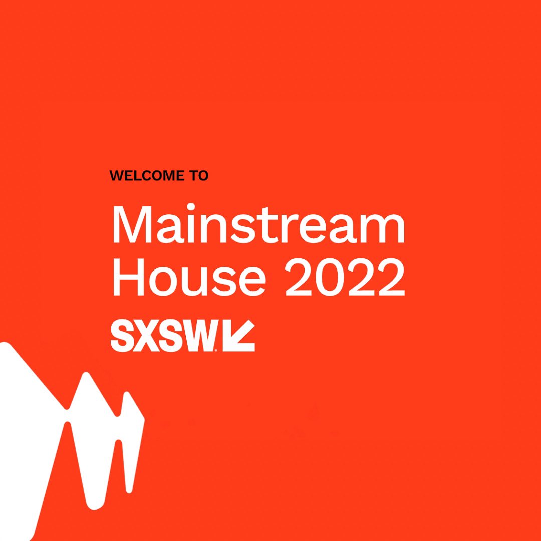 mainstreamco_'s tweet image. Mainstream House tomorrow from 1-6pm! We look forward to seeing you there. If you can't join in person, check out our live stream on Twitch or YouTube live. All links in bio #SXSW2022