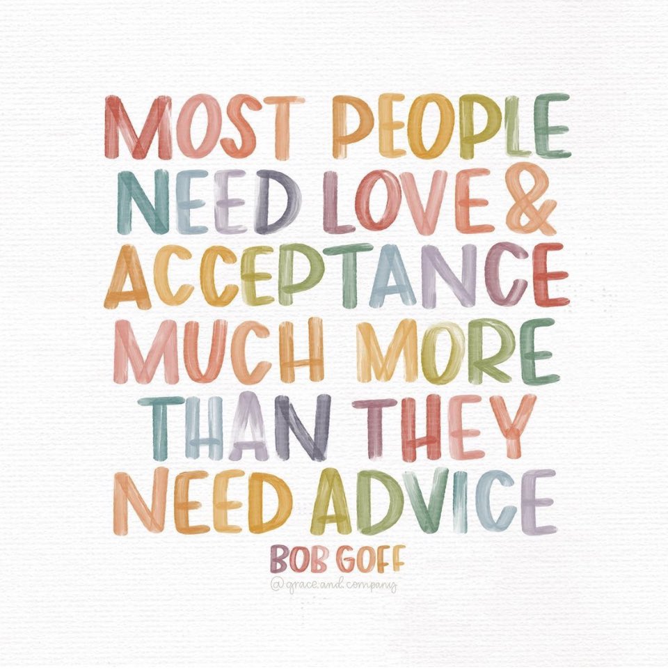 SatOnMeeting's tweet image. Most People need LOVE &amp;amp; ACCEPTANCE much more than they need advice‼️✨
#acceptance
#loveall
#donotjudge
#bekind
#beunderstanding