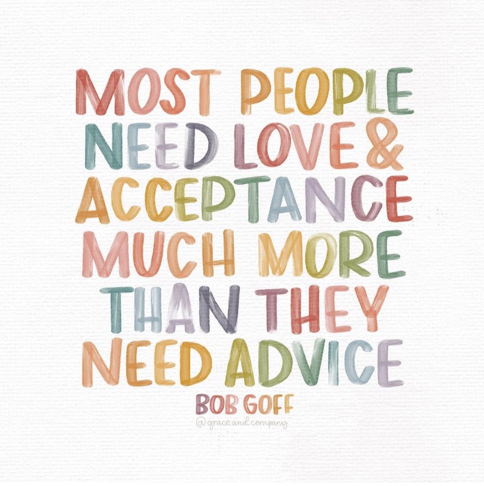 Most People need LOVE & ACCEPTANCE much more than they need advice‼️✨
#acceptance
#loveall
#donotjudge
#bekind
#beunderstanding