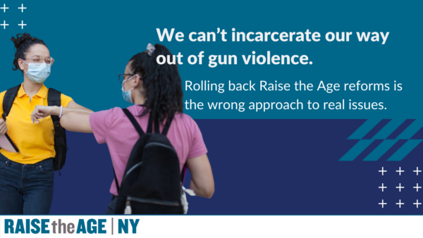 In response last-minute proposals to roll back #RaiseTheAgeNY in budget negotiations, we call on <a href="/GovKathyHochul/">Governor Kathy Hochul</a> @CarlHeastie &amp; <a href="/AndreaSCousins/">Sen. Stewart-Cousins</a> to reject these proposals &amp; invest in public safety solutions that address the root causes of gun violence. bit.ly/3KUmxci