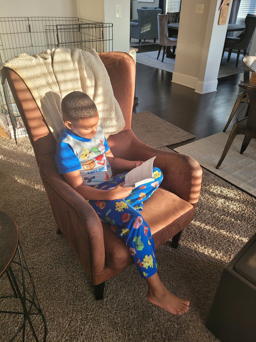 StreamlineGA's tweet photo. My son has found a new hobby....and I LOVE IT!!! #getccsdreading https://t.co/k6QEfp8AsI