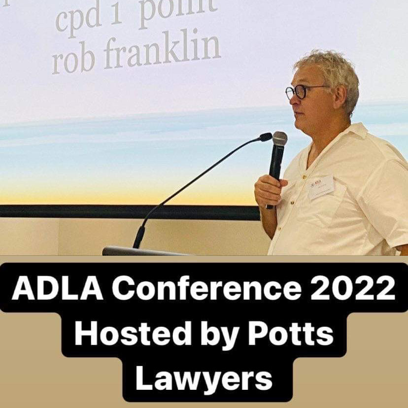 PottsLawyers's tweet photo. Kicking off the ADLA 2022 Conference this morning with our MC Mr Bill Potts https://t.co/2A2OGswRHv