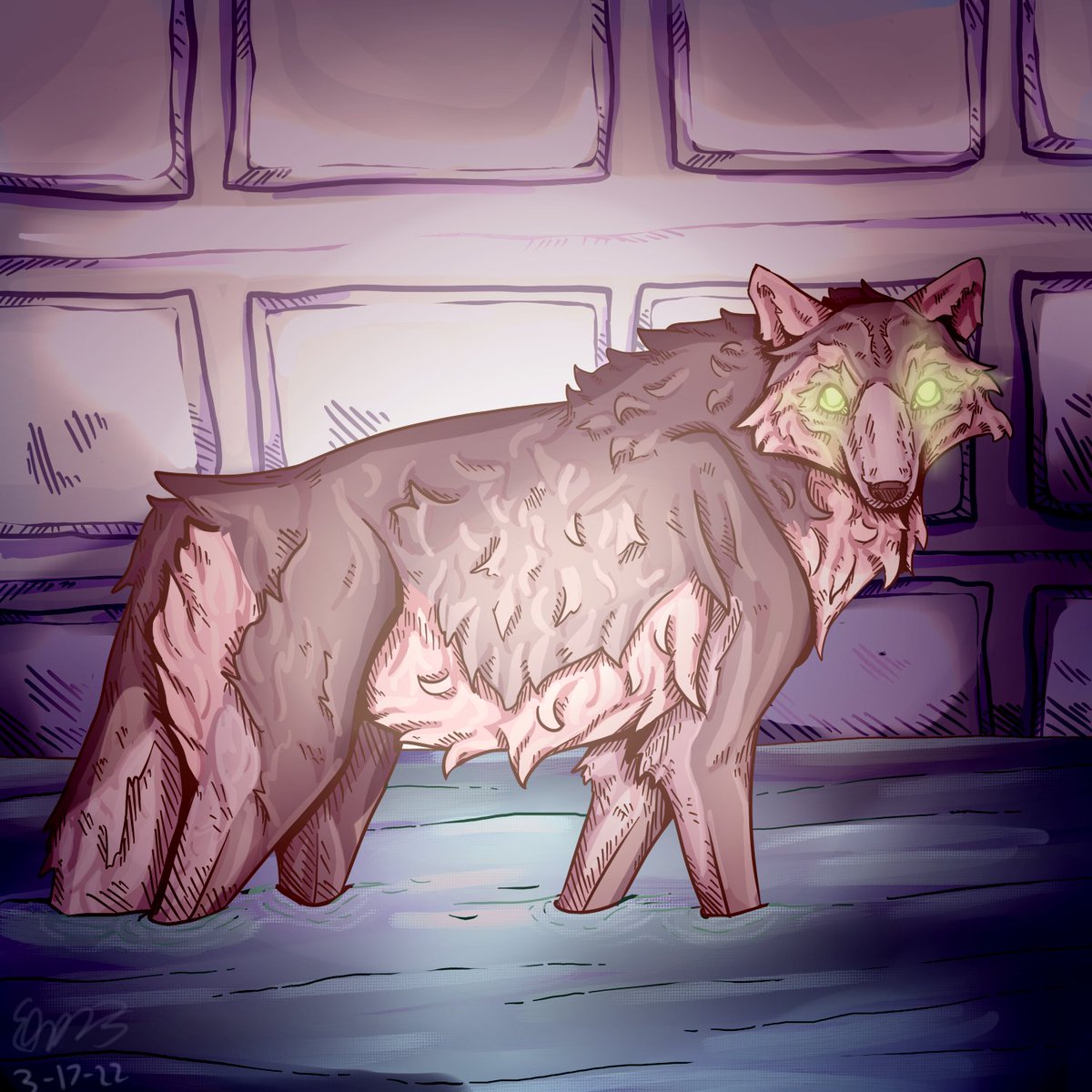 Y'all remember lost river? that place was wild
#wolfquest #animalart