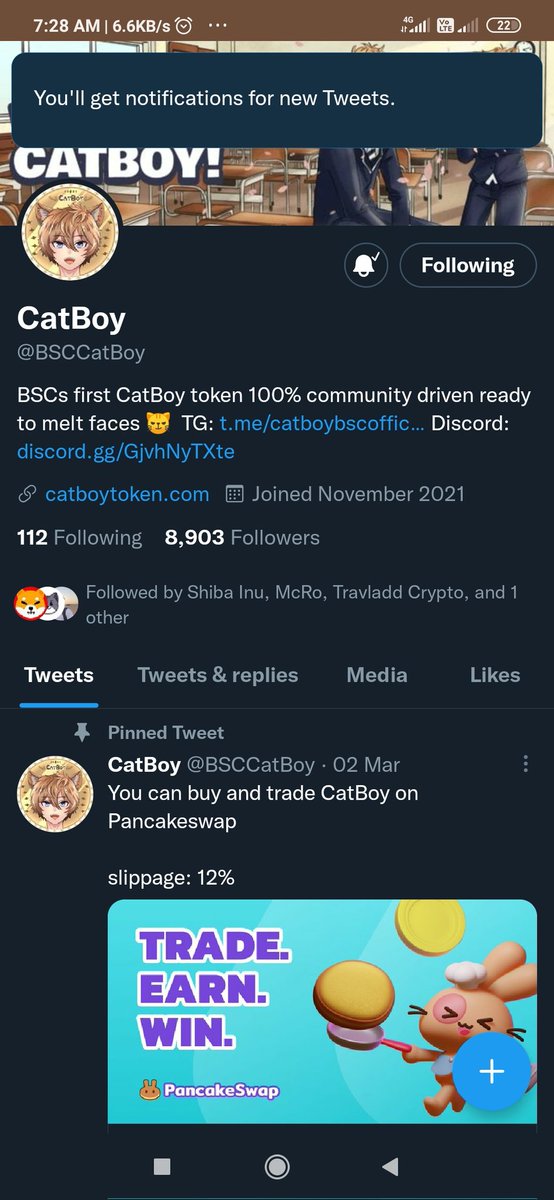 yamzel_crypt's tweet photo. @OfficialTravlad @BSCCatBoy Very Generous of you @OfficialTravlad ❤️🙏 https://t.co/ETiT3EVWEM