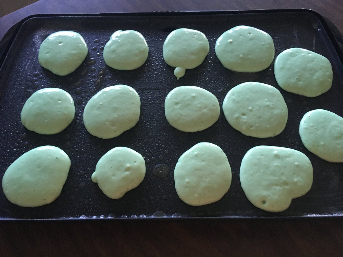 WyomingCSD's tweet photo. Wow third grade….. we 👀 you… learning about bees, honey, and pollination while enjoying leprechaun dyed green pancakes and local maple syrup 🍀 https://t.co/vdsfwrkGzD