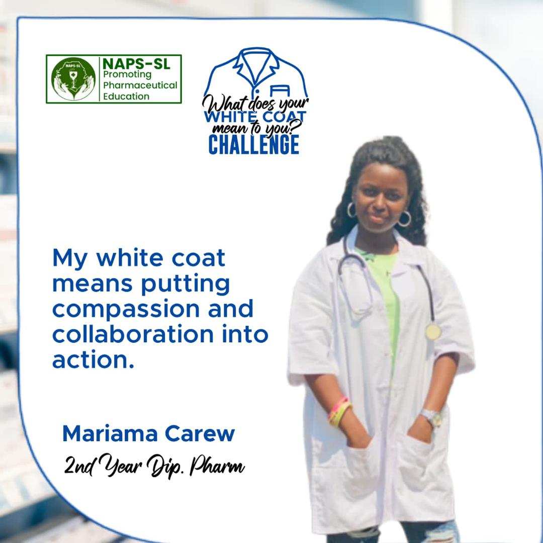 NAPS_SL's tweet photo. What Does You White Coat Means To You??

Let the Challenge Continue ⬆️ ⏩ 

#napsslcares
#napsslweek
#whitecoatceremony
#whitecoatchallenge
#IPSForg
#IPSFAfRO https://t.co/duSbfyUNsA