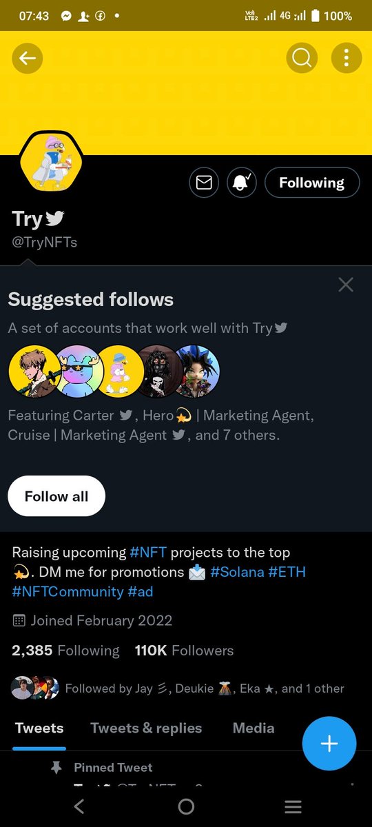 francissa110's tweet photo. @RemiPromotes @TryNFTs Manifesting 💜
Manifesting 💜
Manifesting 💜
Manifesting 💜
Manifesting 💜
Manifesting 💜 https://t.co/7jBz3DFjHF