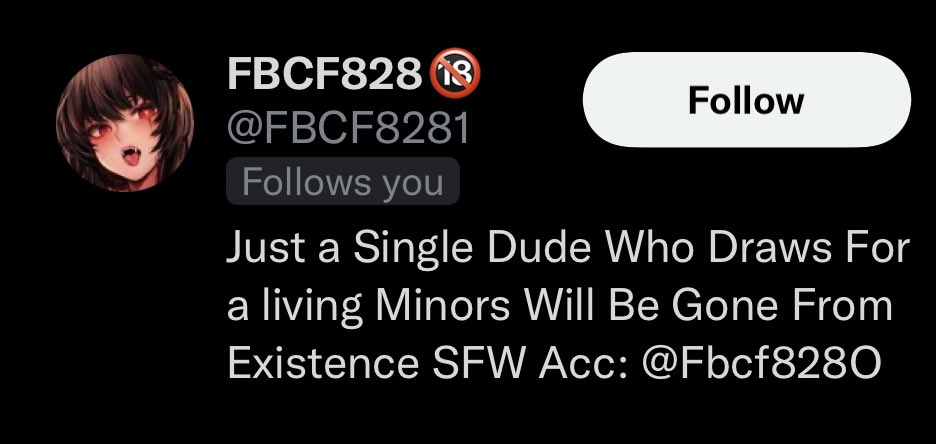 FakeKillCount's tweet photo. Why do nsfw accounts follow me lmaoo https://t.co/qny40mTMQ9