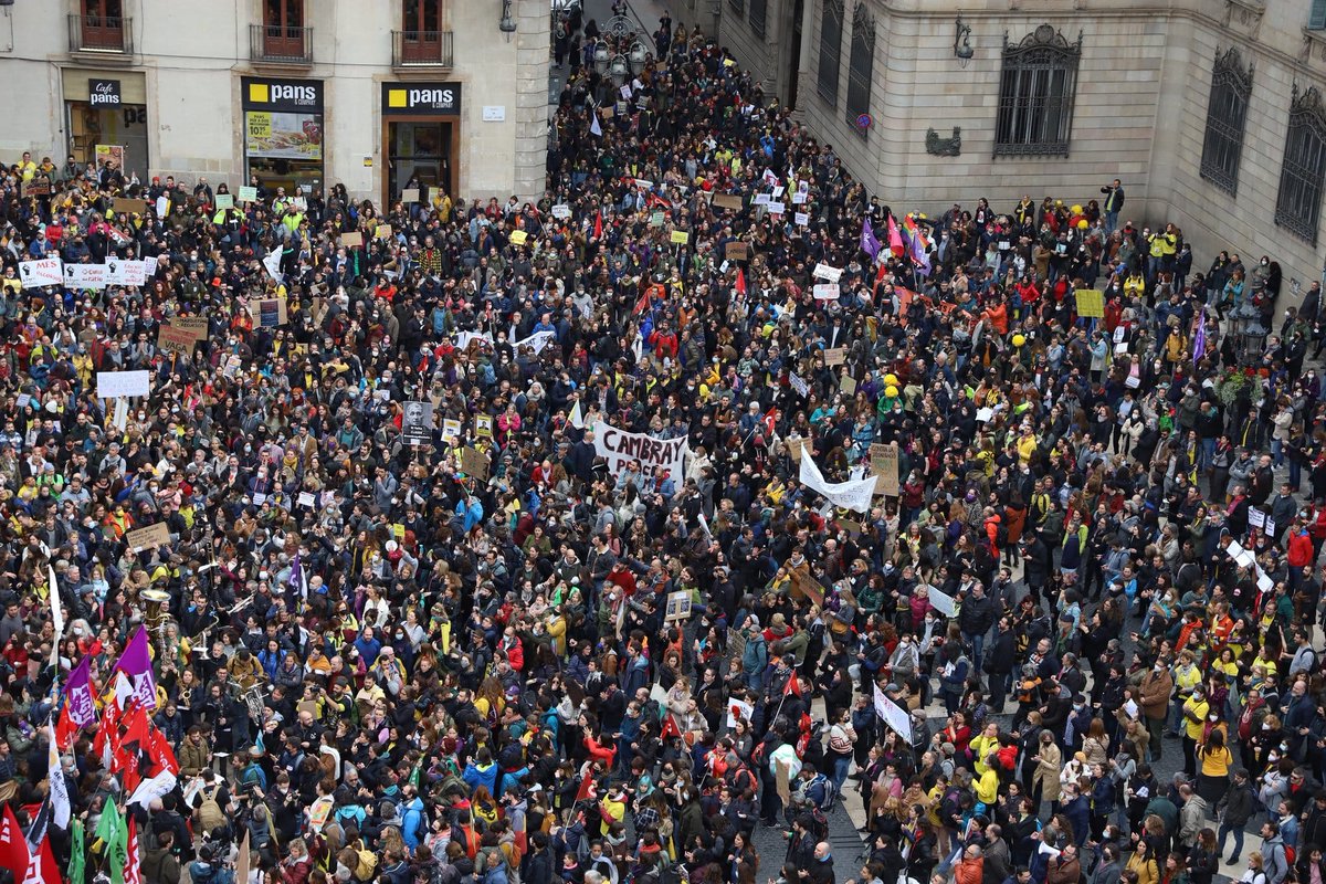 CGTEnsenyament's tweet photo. #vagaEducació: 15, 16, 17, 29 i 30 de març.
📢 REVERSIÓ ✂️: -ràtios, +personal
📢 #CapInterinaalCarrer
📢 Immersió lingüística inclusiva i de qualitat
📢 FP pública i de qualitat
📢 #CapTancament a la Pública
📢 INVERSIÓ 6% PIB https://t.co/OI5ce7Xzqj