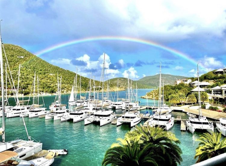 Our bright and beautiful BVI 🌈😍❤️🇻🇬 #BVILove #BritishVirginIslands #BVI #Paradise 📷 <a href="/ScrubIsland/">Scrub Island Resort</a>