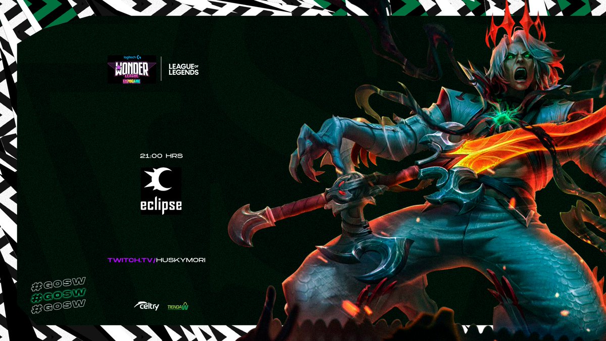 SWeSportsLA's tweet photo. #LoL | #WonderLeagueLogitechG
¡Oe pucón!
... lo que les sirve es un eclipse, hoy en jugamos la #WonderLeague 💚
🆚 #Eclipse
⏰️ 21:00 horas
📺 https://t.co/9pVPcqwWMm
¡Vamos caturras!
#GoSW #VamosWanderers https://t.co/l2kHNF7ifT