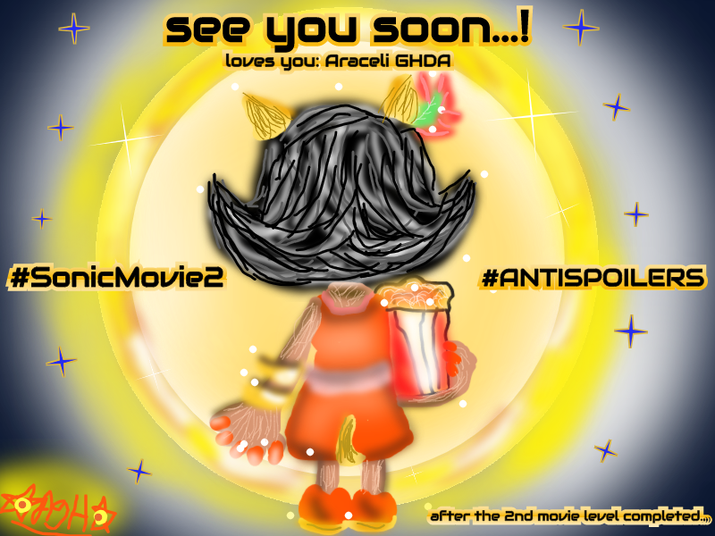 AraceliGhda's tweet photo. I didn't want to be absent yet but with what I just found out I guess the day has come🎬🤷🏾♀️😅, I will miss you during this season of spoilers from #SonicMovie2 see you soon! and enjoy the movie!
volveré después de que pase esto y apoyo lo del #AntiSpoilers los quiero mucho 🧡🥺👋🏾 https://t.co/PU2HmuVeJN
