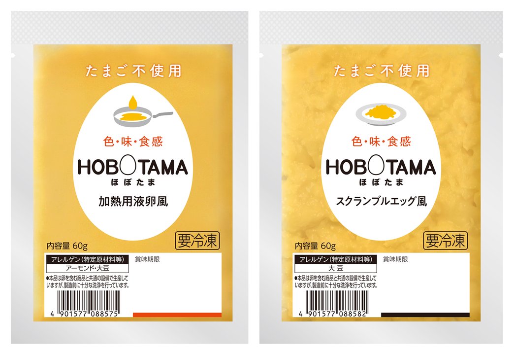 degisam's tweet photo. キューピーの卵を使わない卵｢HOBOTAMA｣一般向け販売スタート
https://t.co/bceyLbYcpo https://t.co/QaKqymt23P