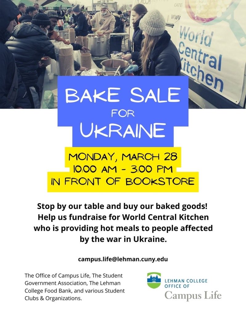 Please support us on March 28th ! Also, feel free to donate directly using this link : tinyurl.com/LehmanWCKitchen ⁦<a href="/LehmanCollege/">Lehman College</a>⁩ ⁦<a href="/lehmanlibrary/">Leonard Lief Library</a>⁩ ⁦<a href="/LehmanSports/">LehmanSports</a>⁩
